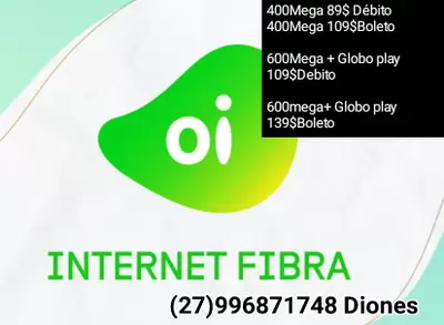 Internet Oi Fibra 600 Megas