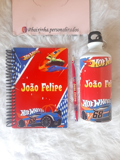 Agenda Diária Permanente Pvc e Squeezer Personalizada 600 ml