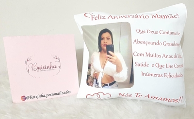 Almofada Personalizada tamanho 35x35